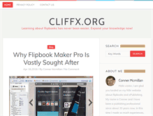 Tablet Screenshot of cliffx.org